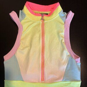 Jordan Neon Crop Top Zip